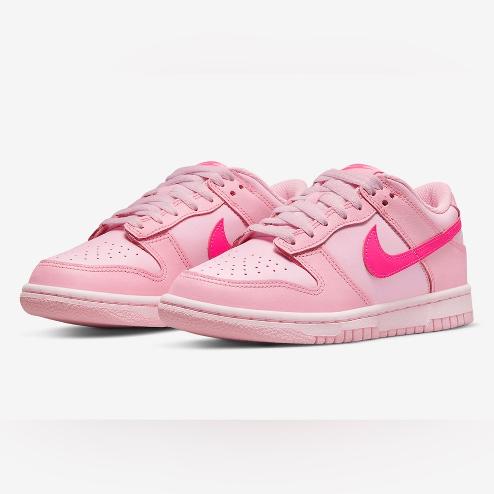 Dunk Low GS Triple Pink